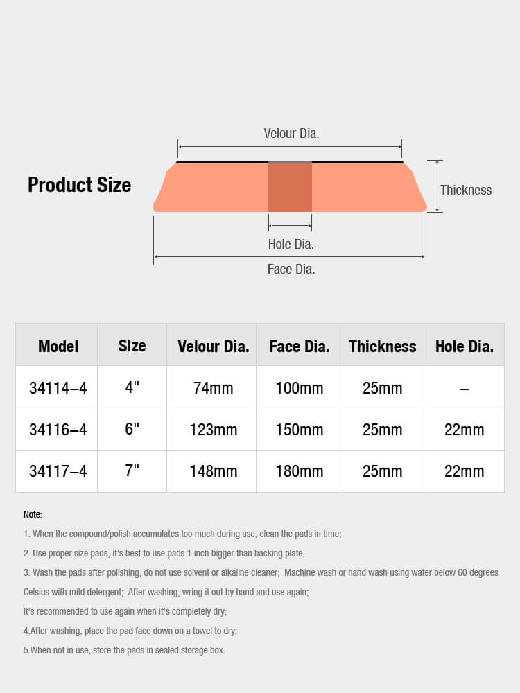 Medium Cut T40 - Diamond Foam Pad - ShineMate